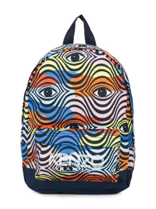kenzo eye print backpack