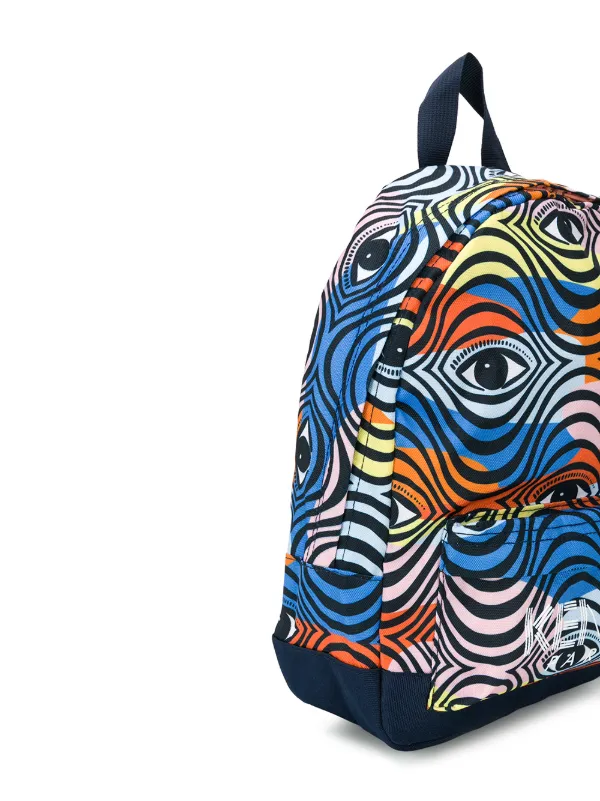 kenzo eye print backpack