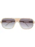 Cazal pilot-frame sunglasses - Gold