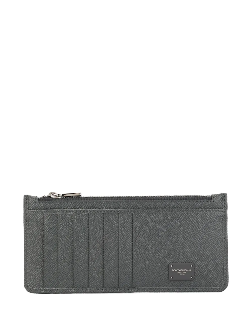 

Dolce & Gabbana zipped cardholder wallet - Grey