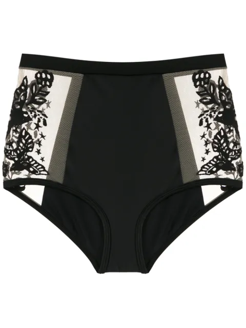 Martha Medeiros Hot pants com tule bordado
