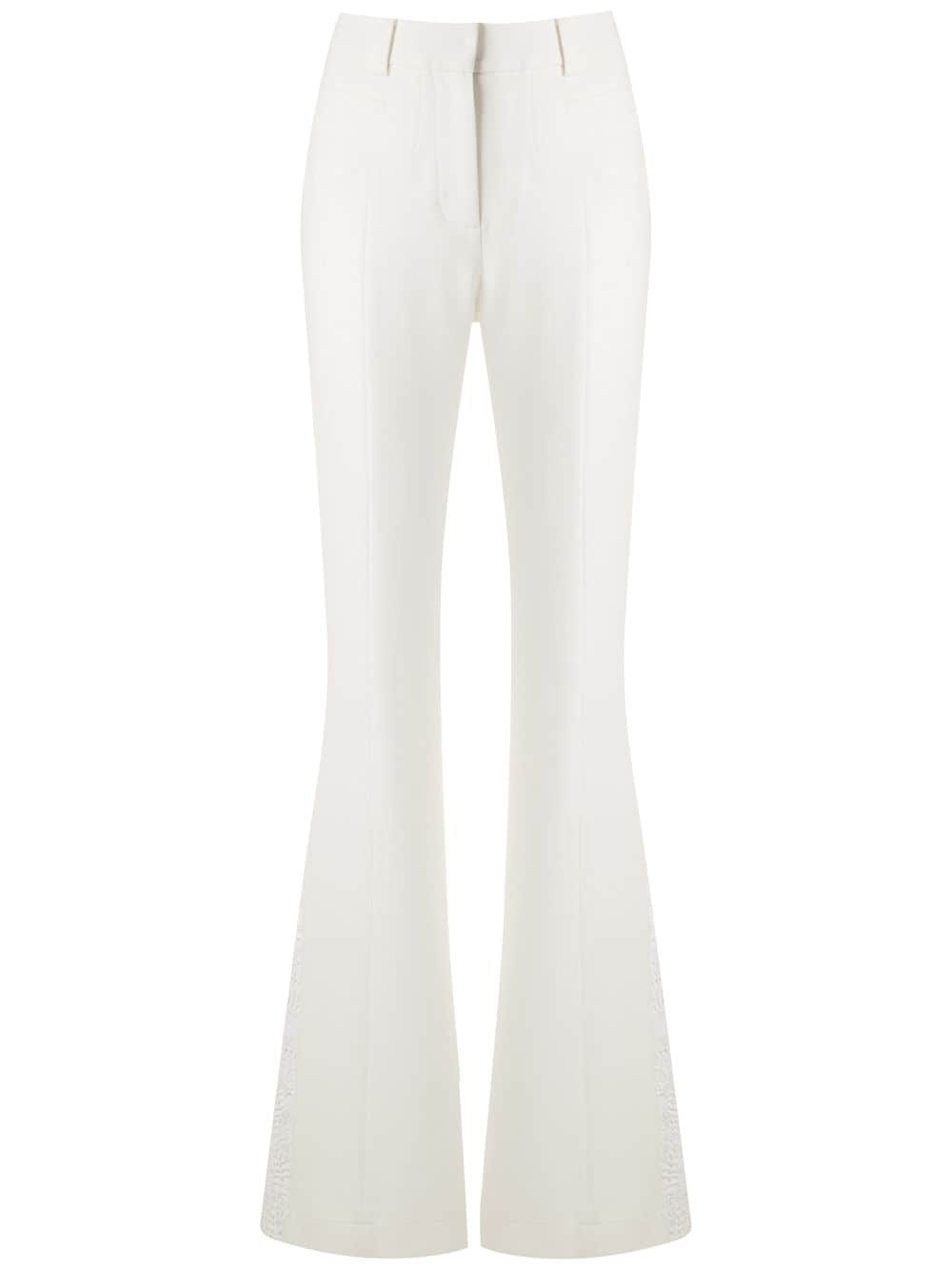 

Martha Medeiros Genéve wide leg trousers - White