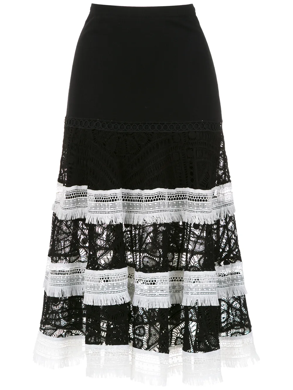 

Martha Medeiros knitted midi skirt - Black