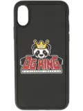 Dolce & Gabbana DG King Choose Love patch iPhone X case - Black