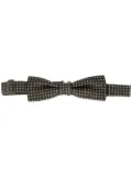 Dolce & Gabbana dotted bow tie - Black