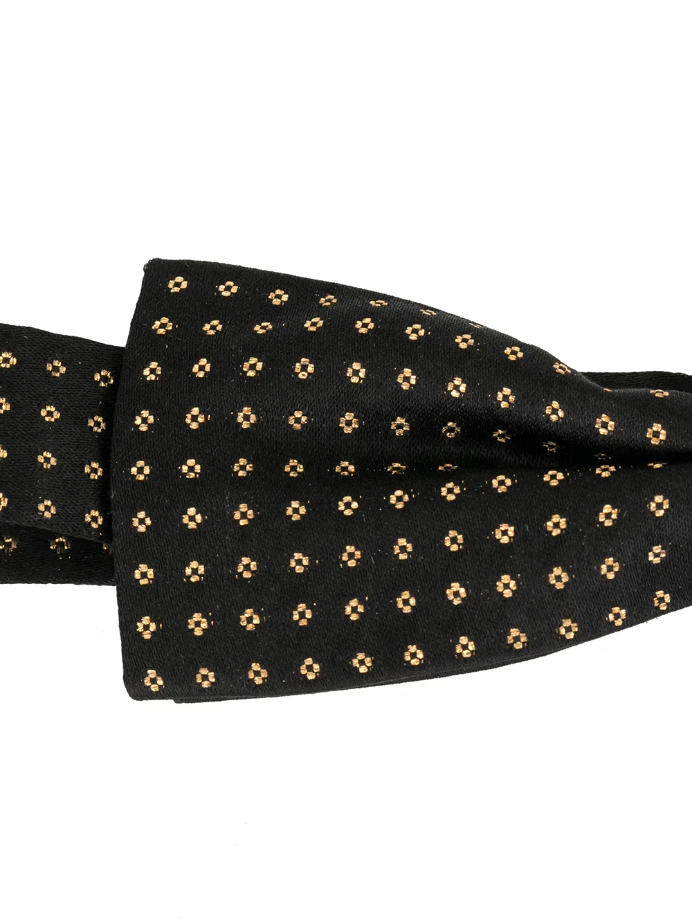 Dolce & Gabbana Vlinderdas met stippen - Zwart
