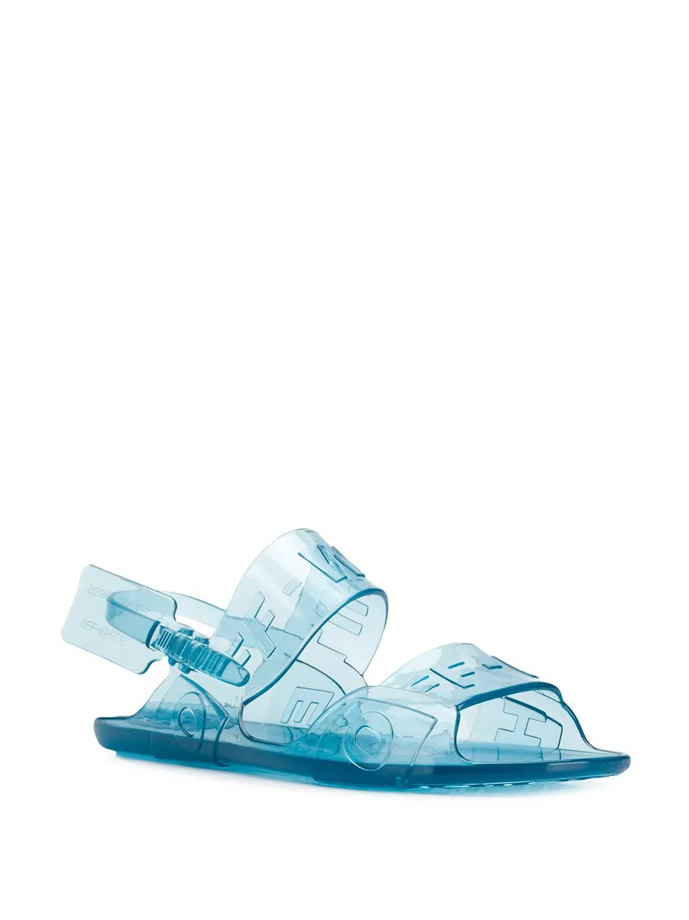 off white clear shoes