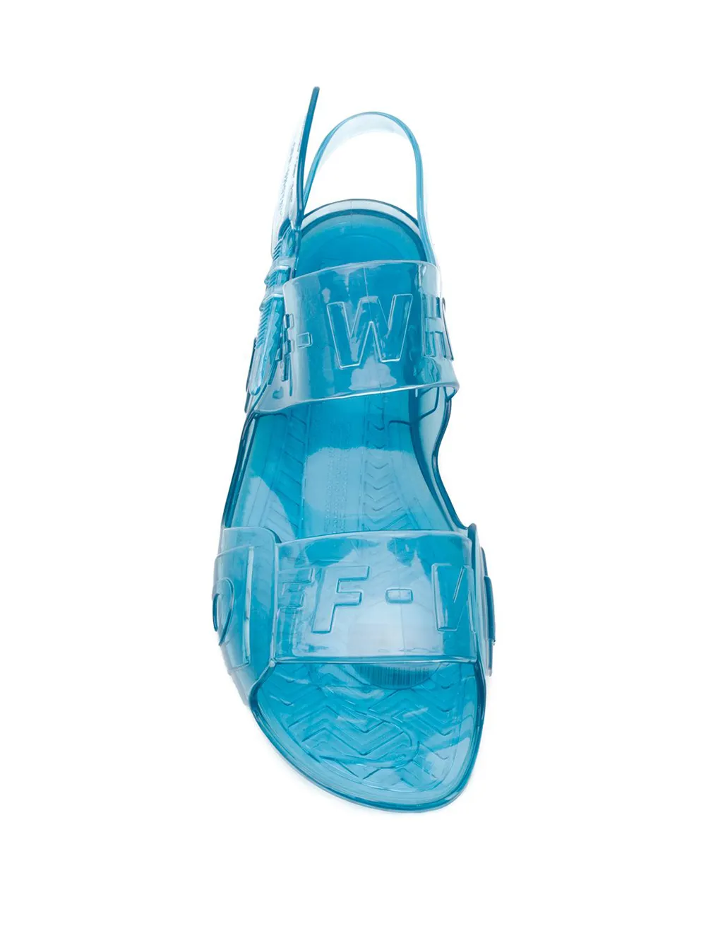 off white clear sandals