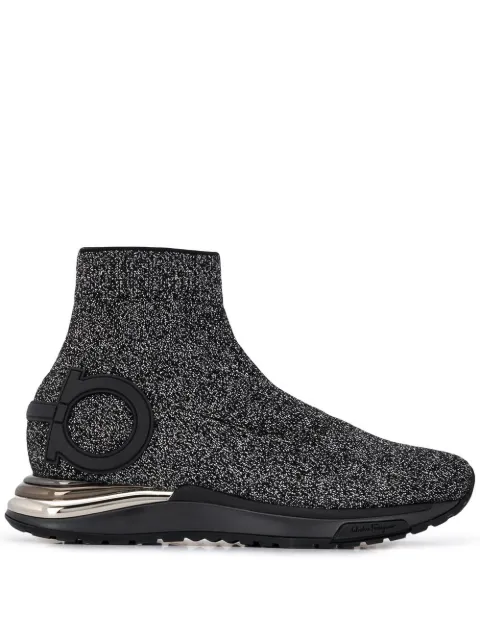 Ferragamo Gancini glitter sneakers