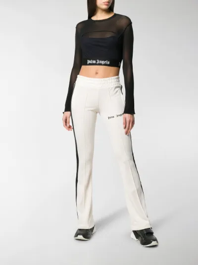 palm angels flared track pants