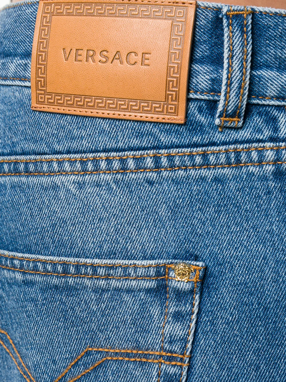Versace Baggy Straight Jeans Farfetch