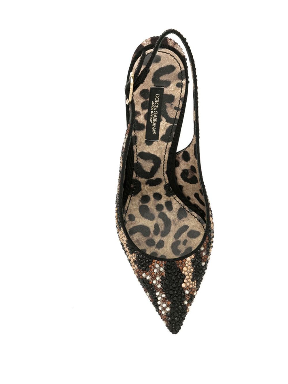 фото Dolce & gabbana леопардовые туфли с ремешком на пятке