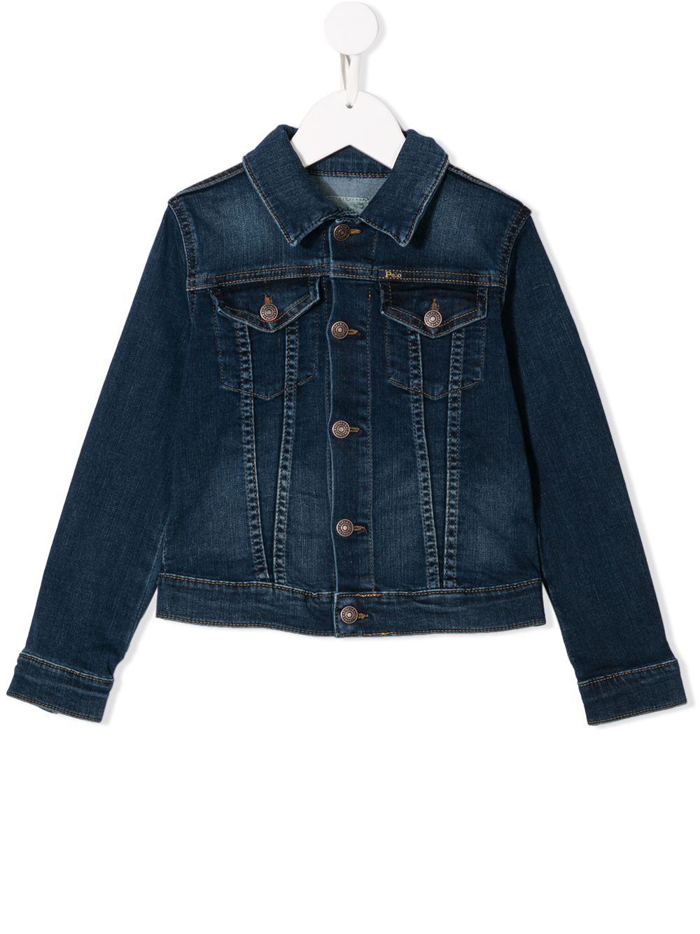 фото Ralph lauren kids выцветшая джинсовая куртка