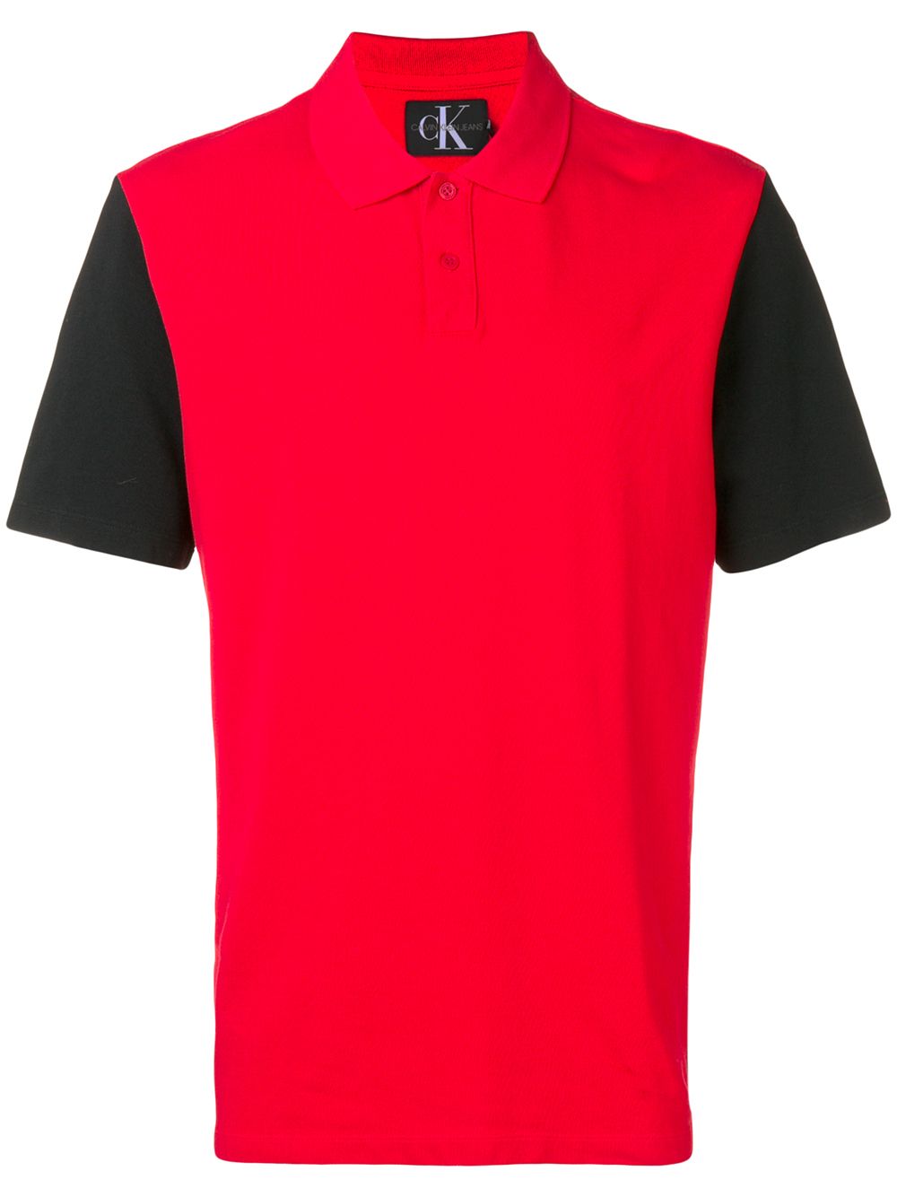 calvin klein block polo shirt