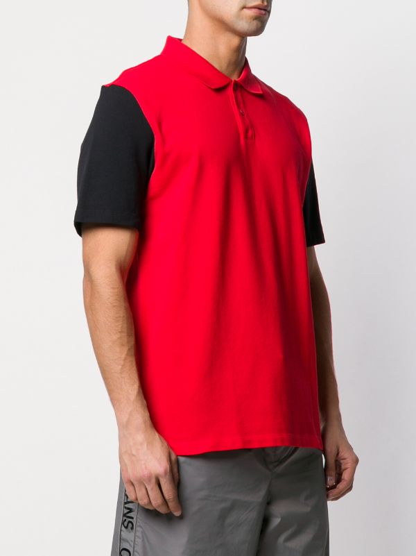 calvin klein block polo shirt