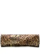 Image 1 of Giuseppe Zanotti leopard-print satin clutch