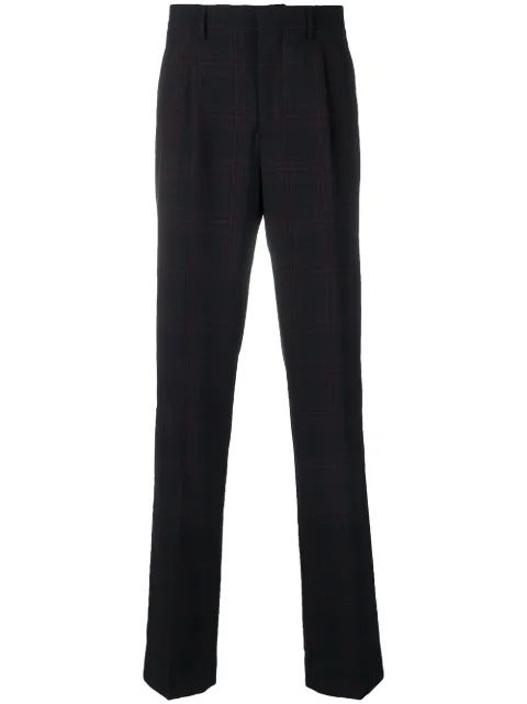 Calvin Klein tartan pattern trousers