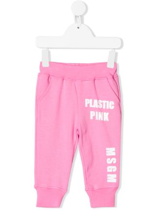 plastic track pants