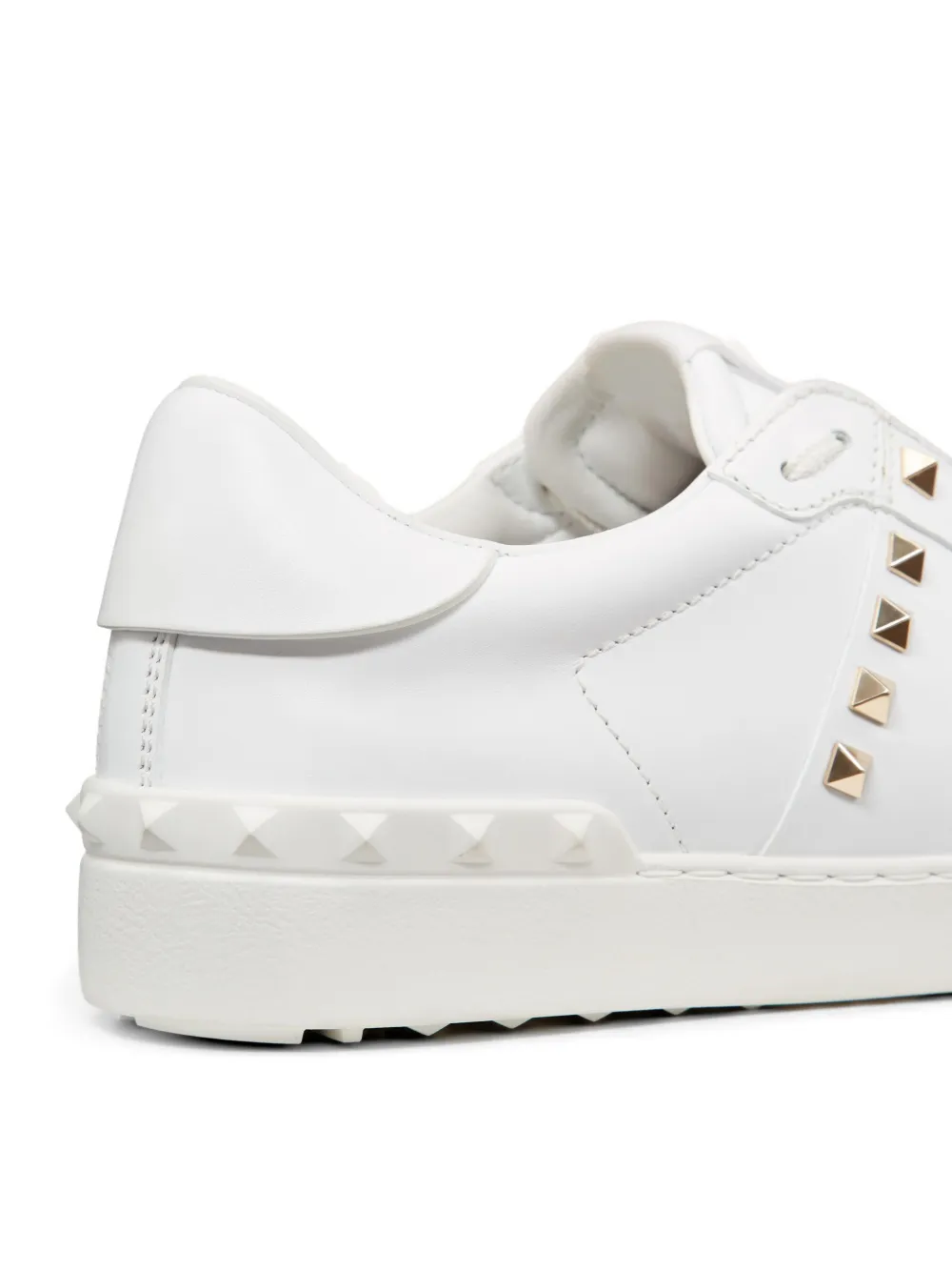 Valentino Garavani Rockstud Untitled leren sneakers Wit