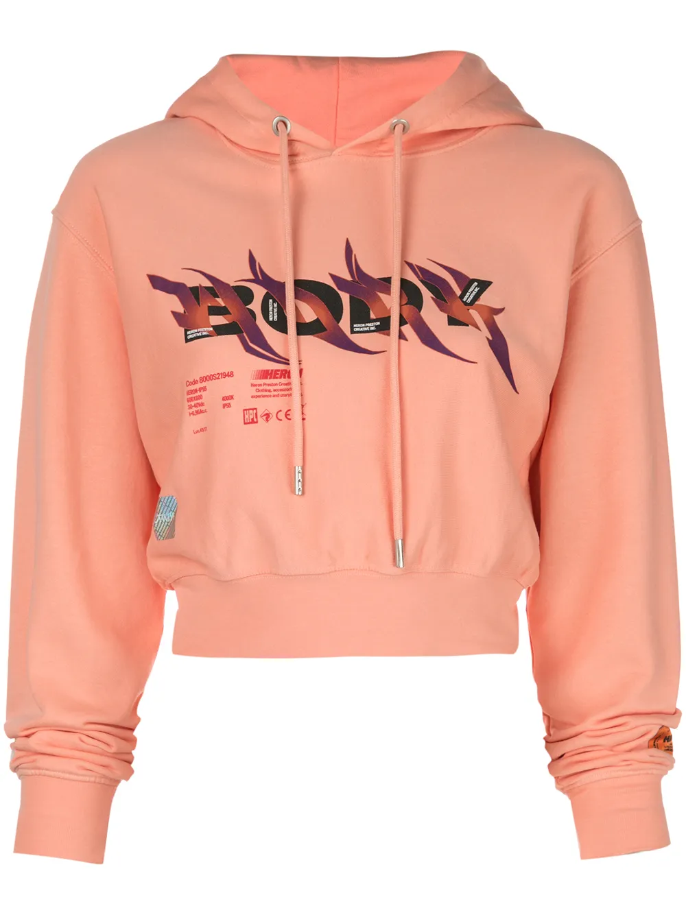 Heron Preston Felpa con stampa - Rosa