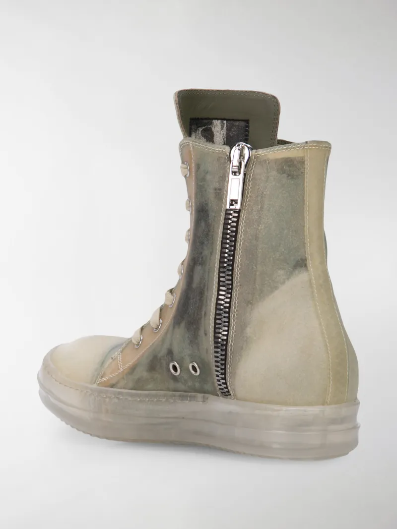 rick owens no cap sneakers