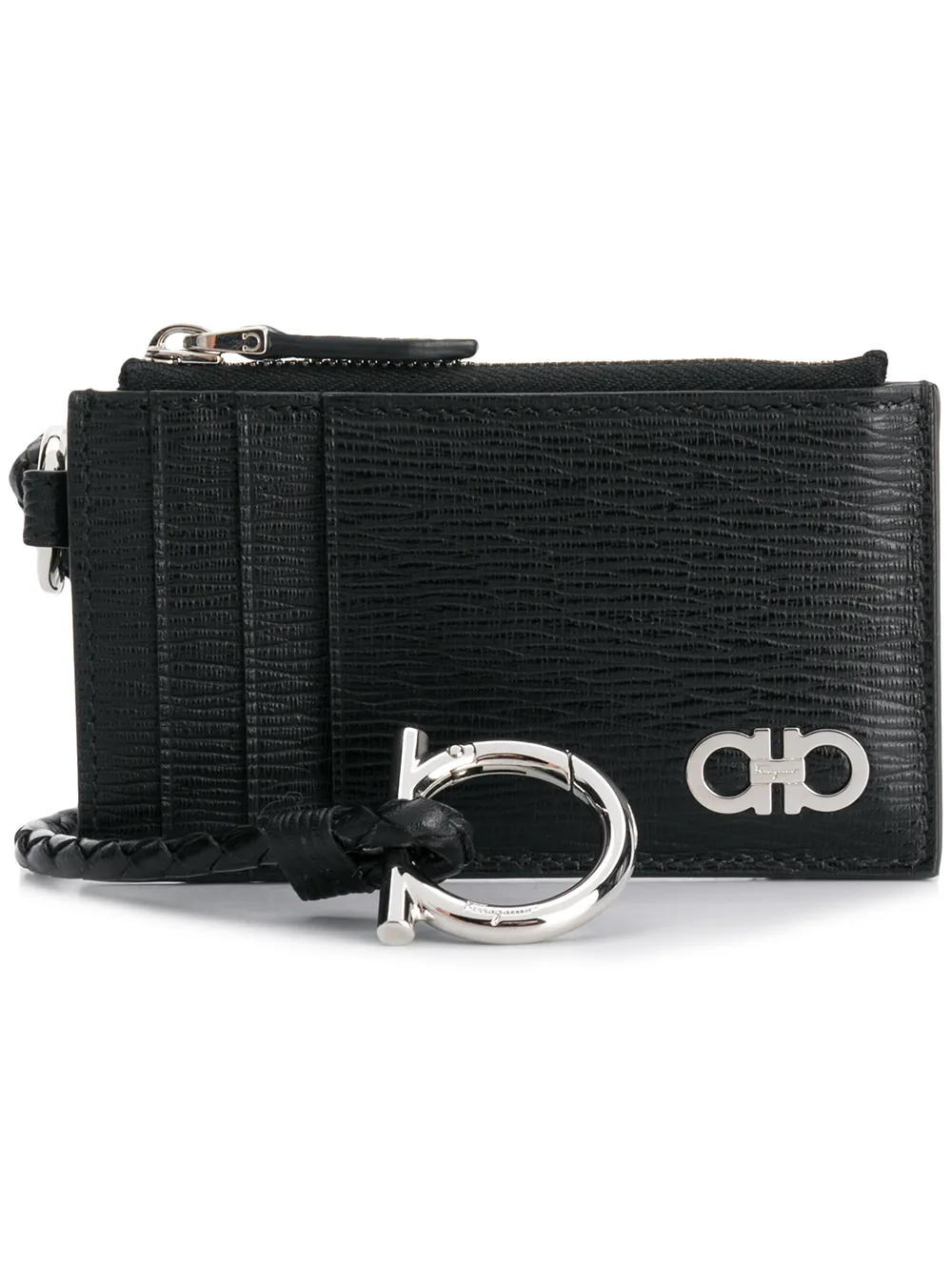 Ferragamo Gancio dubbele buidel Zwart