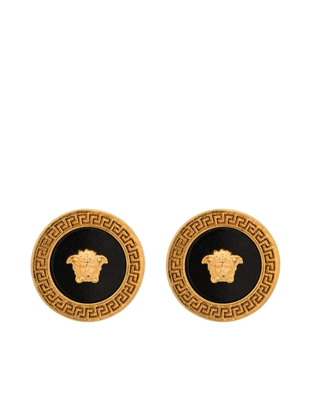 

Versace aretes con detalle de Medusa - Dorado