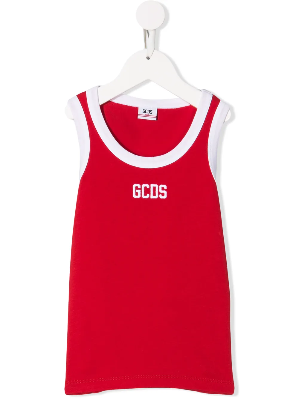 Gcds Kids топ с вышитым логотипом