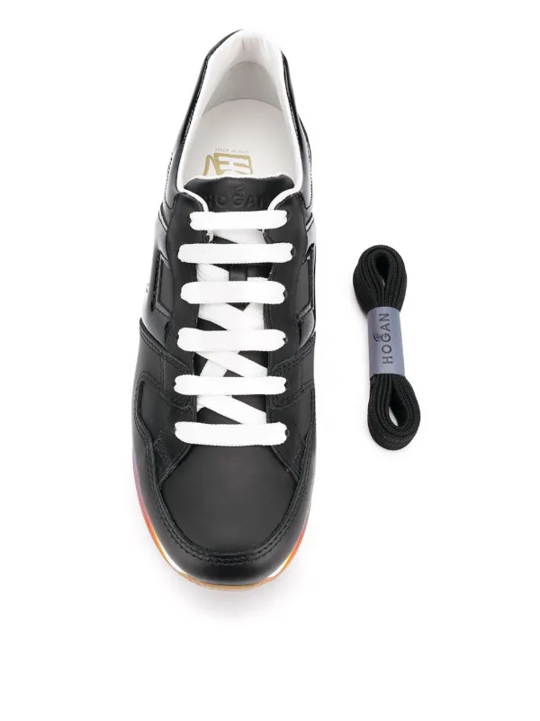 hogan rainbow platform sneakers