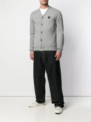 comme des garcons play mens cardigan