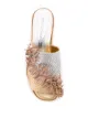 Sarah Chofakian appliqué mules
