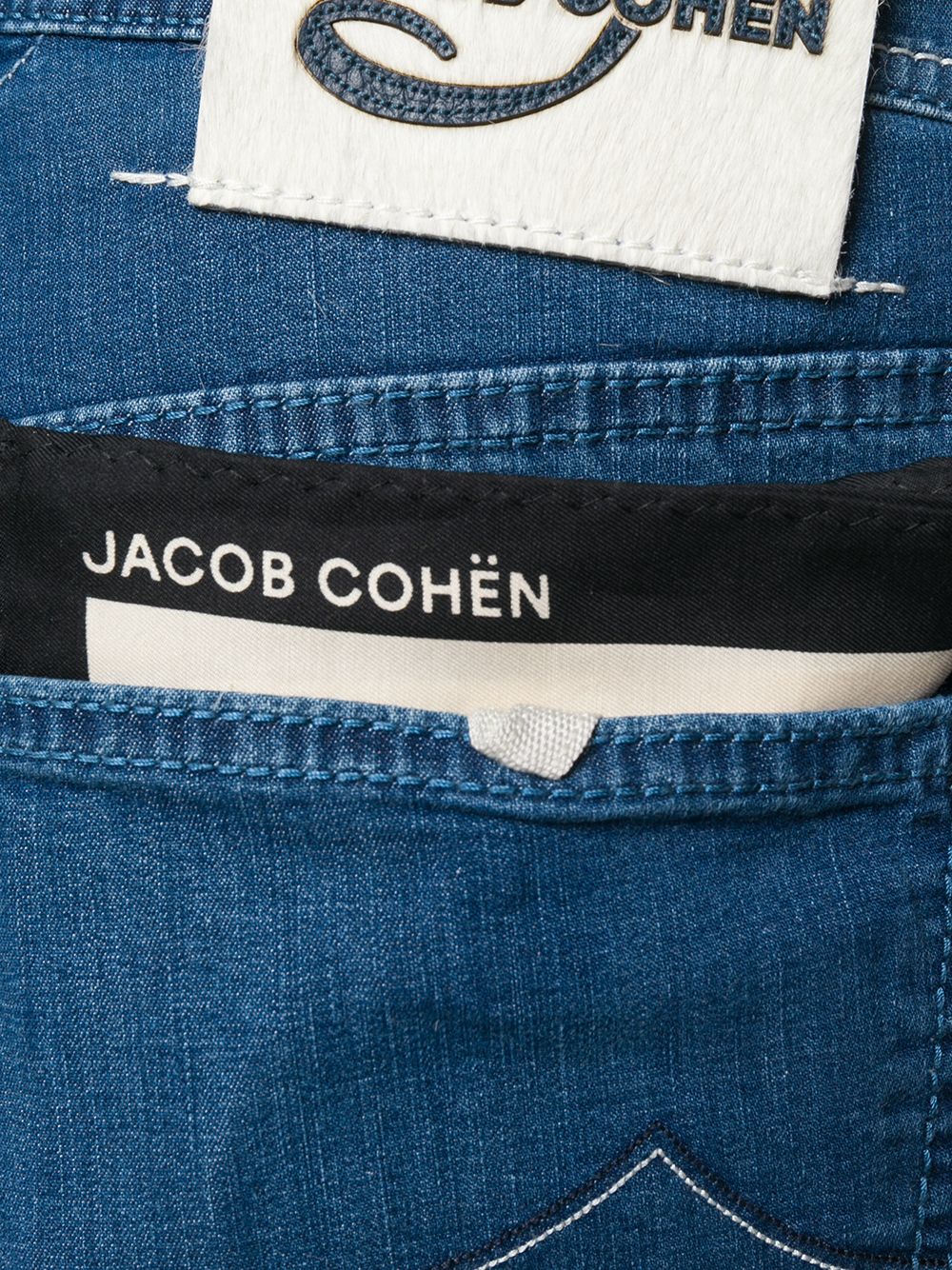 фото Jacob cohen джинсовые шорты строгого кроя