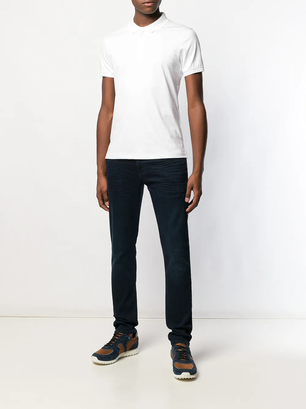 фото Emporio armani брюки кроя слим со средней посадкой