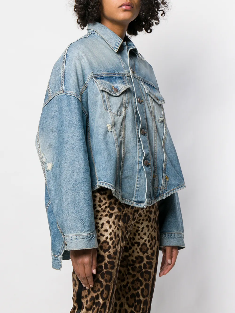 r13 oversized denim shirt