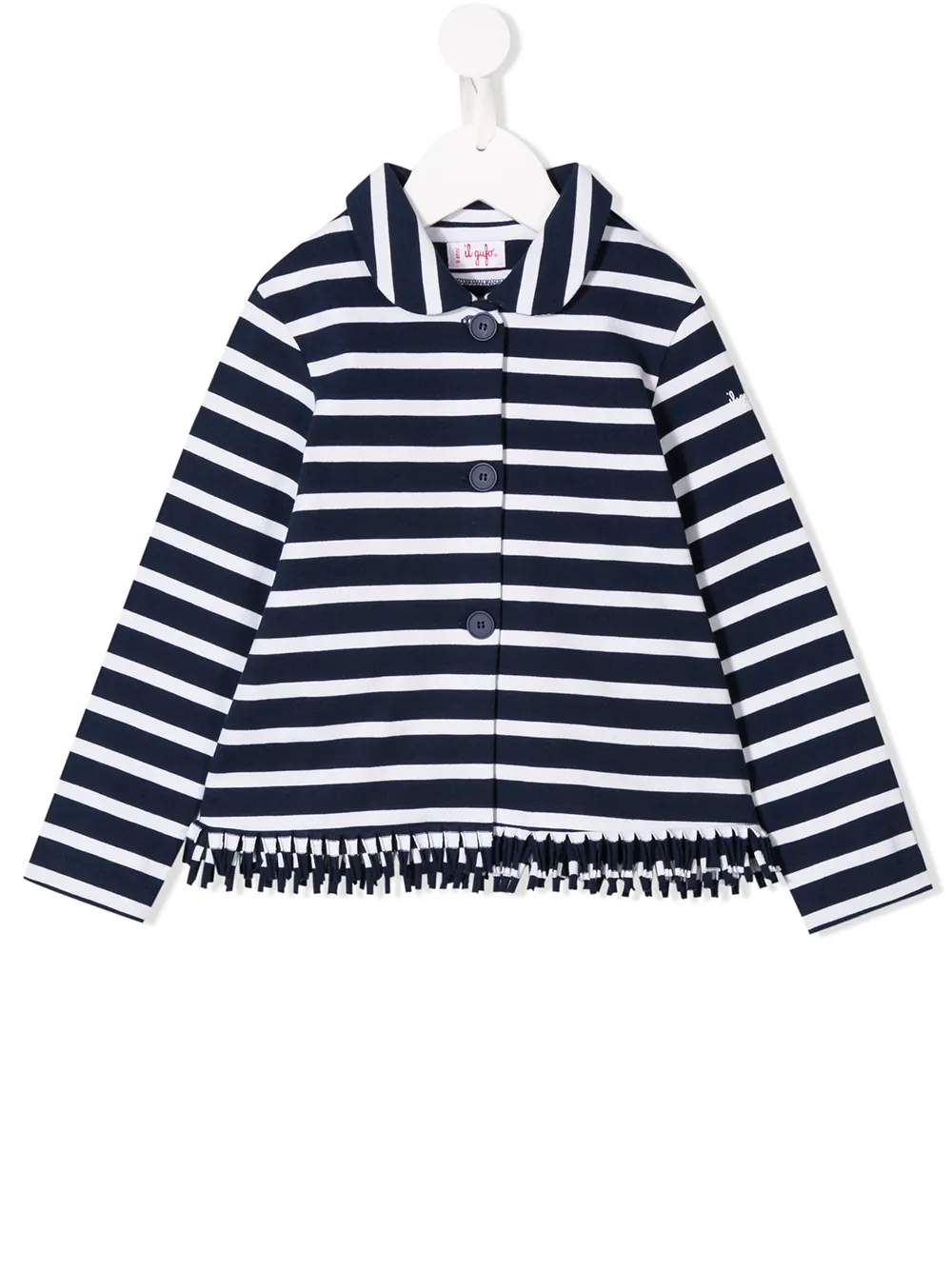 Il Gufo Gestreepte blazer Blauw