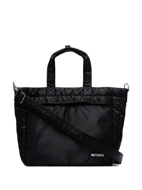 Click to view more detailed imagery on our partner's website Wacko Maria X Porter 12 Record Tote Bag In Black