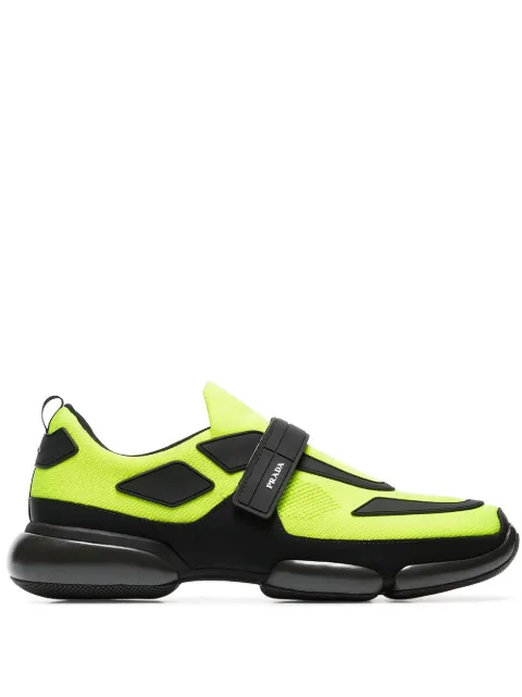 prada neon trainers