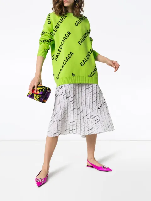 Imagem 2 de Balenciaga Suéter oversized de tricô