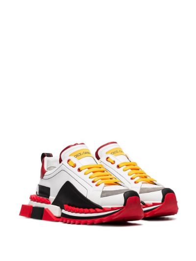 dolce and gabbana super king multi colored sneakers