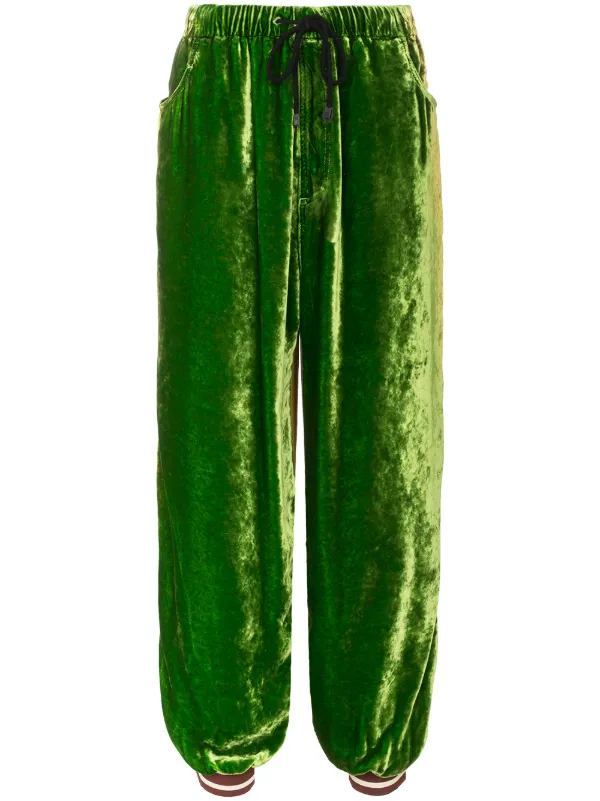 gucci green track pants