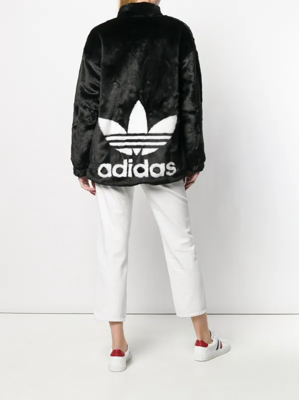 adidas fur jacket