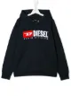 الصورة 1 من Diesel Kids كنزة بغطاء رأس وشعار مطرز