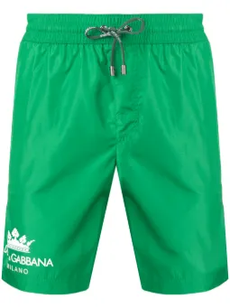 logo swimming shorts