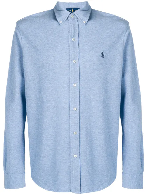 Chemise à logo brodé - Polo Ralph Lauren - Modalova