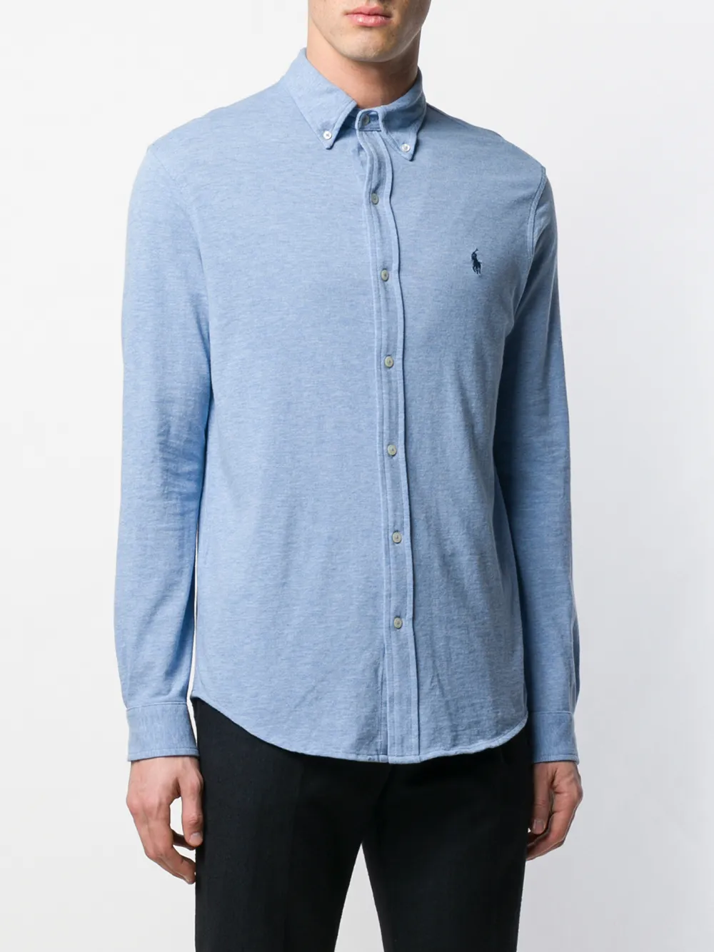 Polo Ralph Lauren Overhemd met geborduurd logo Blauw