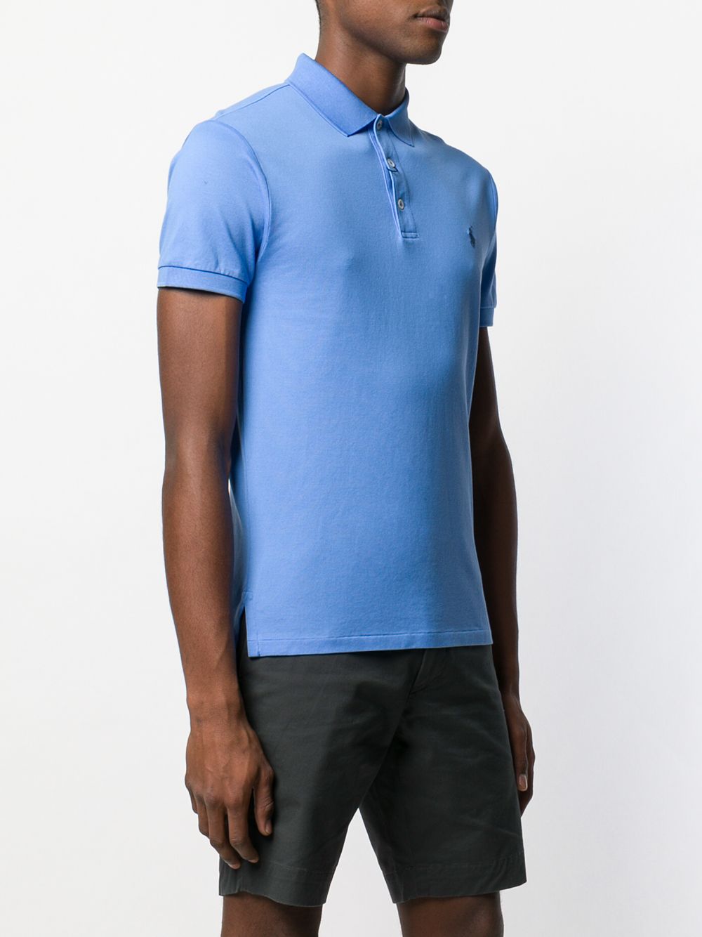 фото Polo ralph lauren рубашка-поло с вышитым логотипом