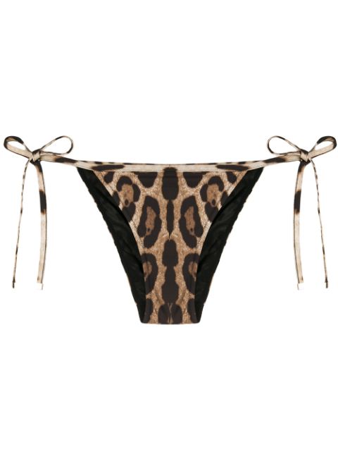 Dolce & Gabbana leopard-print bikini bottoms Women