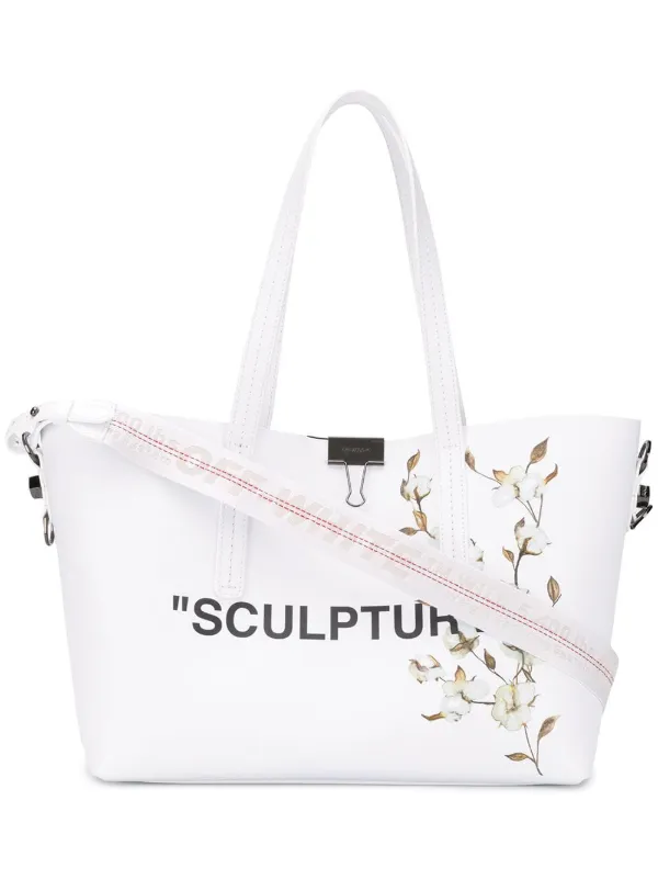 off white sculpture tote