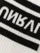 UNRAVEL PROJECT logo intarsia socks