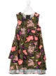 الصورة 1 من Little Marc Jacobs فستان بطبعة ورقة شجر